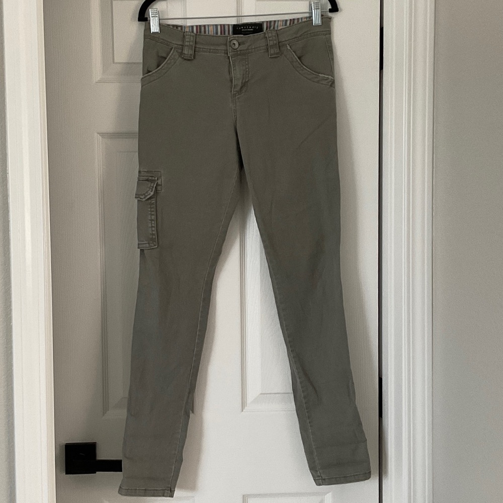 Sanctuary olive Skinny Jeans with Side Pocket